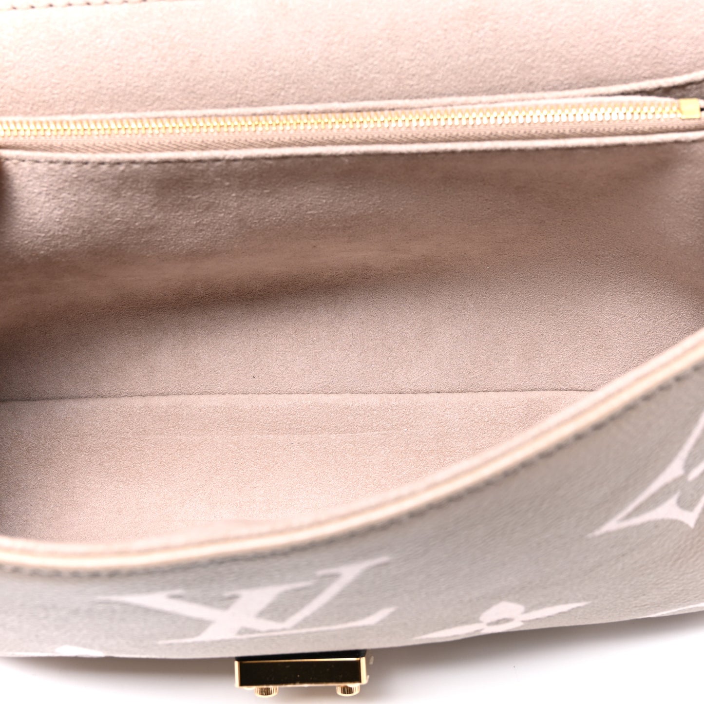 Empreinte Monogram Giant Madeleine MM Dove Grey Beige