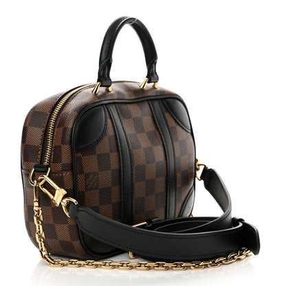 Louis Vuitton Damier Ebene Valisette Souple BB Black 3 of 9