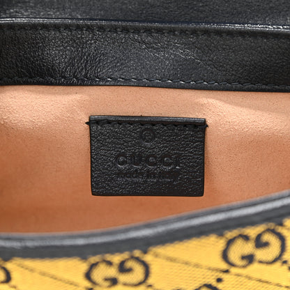 Gucci Monogram Multicolor Matelasse Diagonal Super Mini GG Marmont Shoulder Bag Green Blue Yellow Light Blue Pink 6 of 9