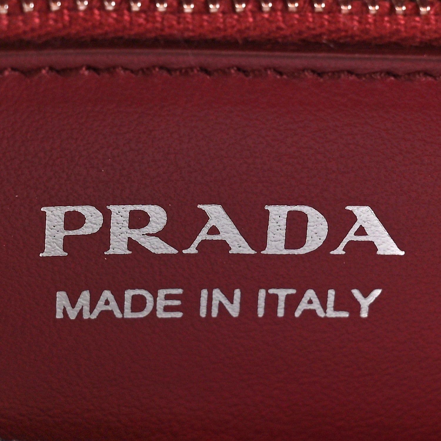Prada Soft Calfskin Impunture Diagramme Large Chain Flap Shoulder Bag Cerise 6 of 9