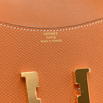 Hermes Epsom Constance Slim Wallet Toffee 7 of 9
