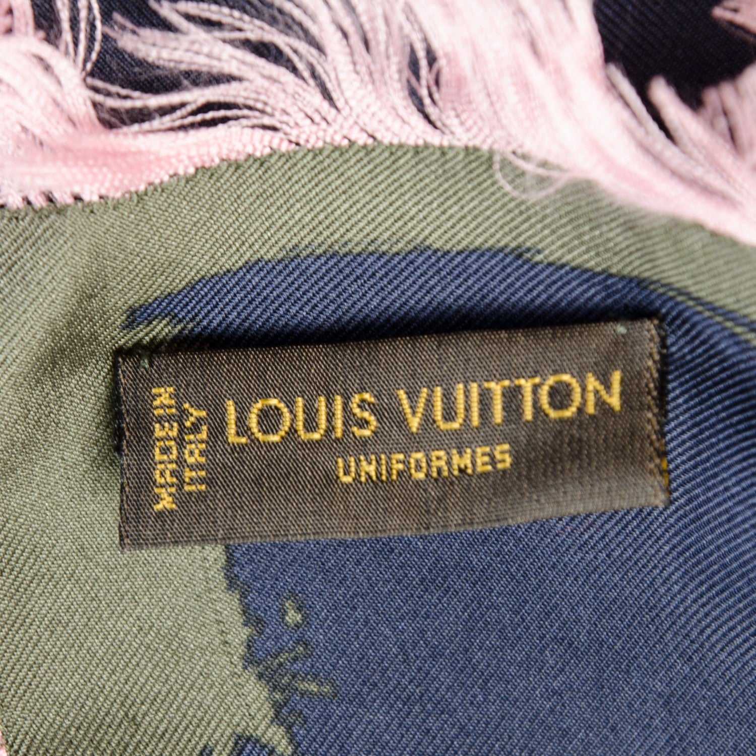 Louis Vuitton Silk Arty Flower Scarf Marine 5 of 5