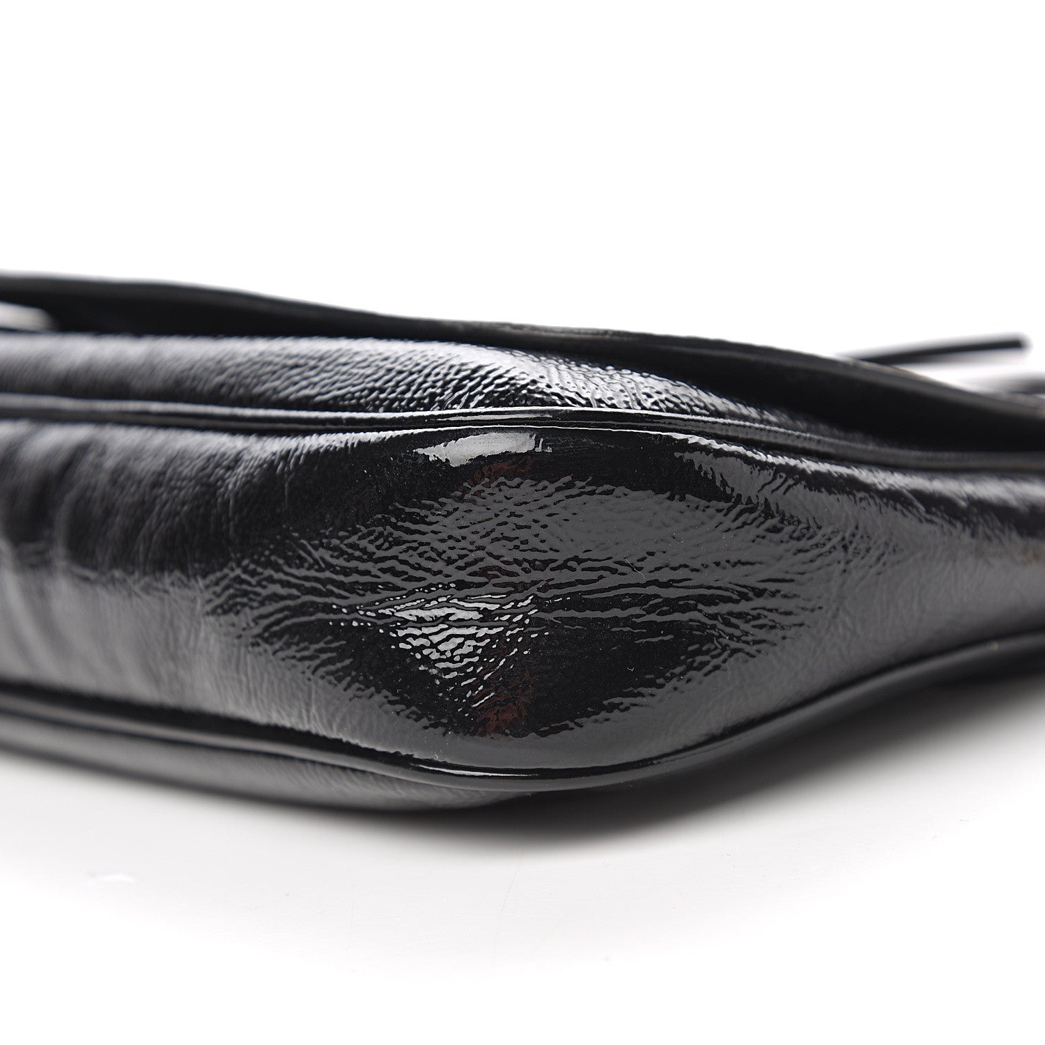 Gucci Patent Medium Soho Flap Crossbody Black 14 of 17