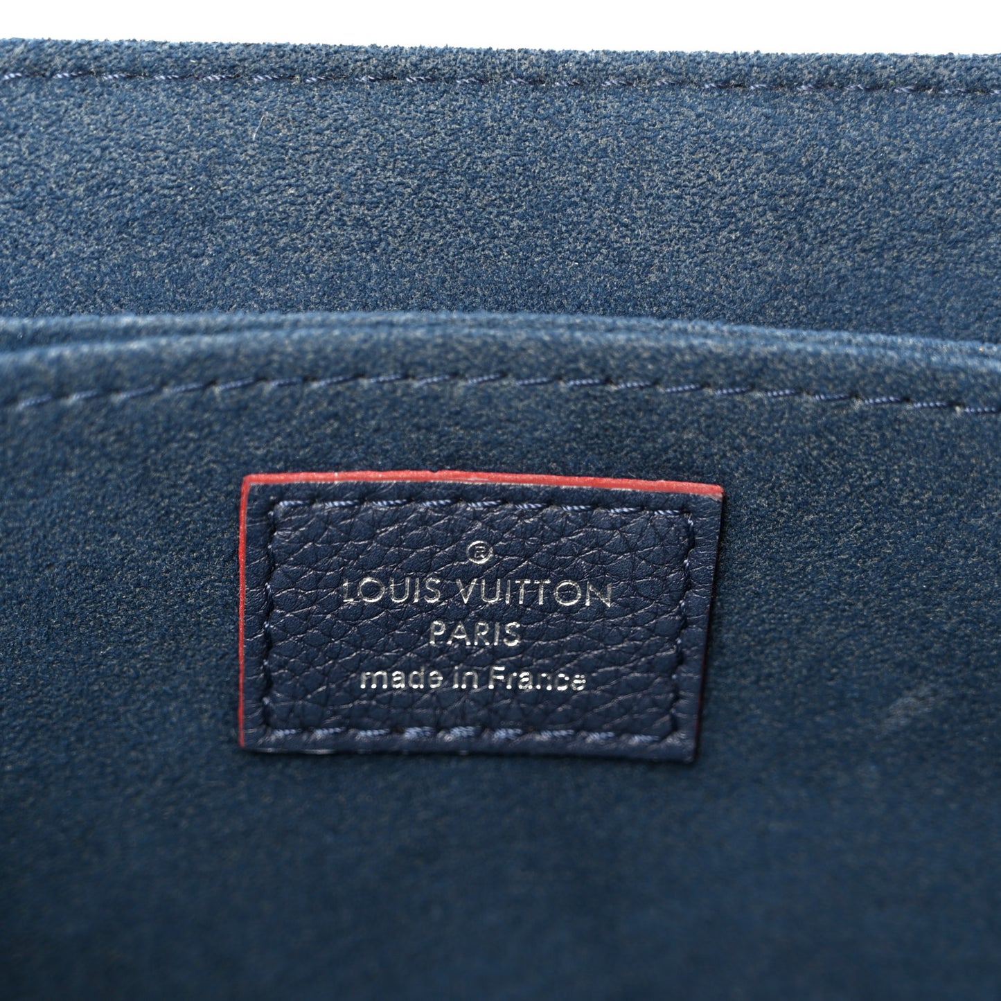 Soft Calfskin My Lockme Top Handle Marine Rouge