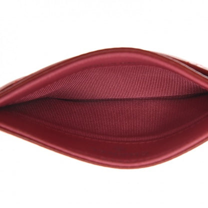 Chanel Lambskin Quilted Card Holder Red Pink 5 of 9