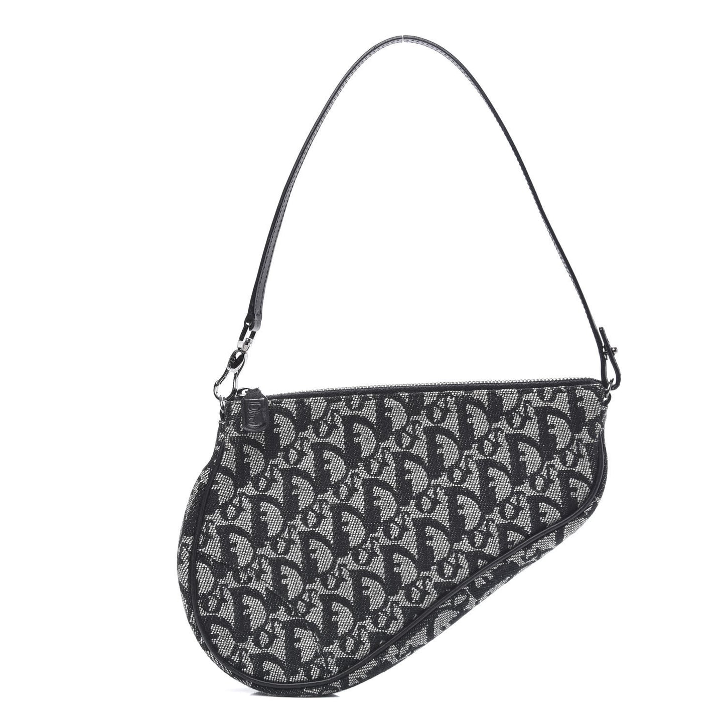 Monogram Mini Saddle Pochette Black