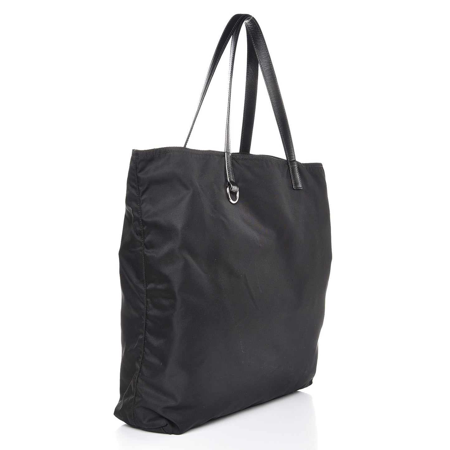 Saffiano Tessuto Nylon Tote Black