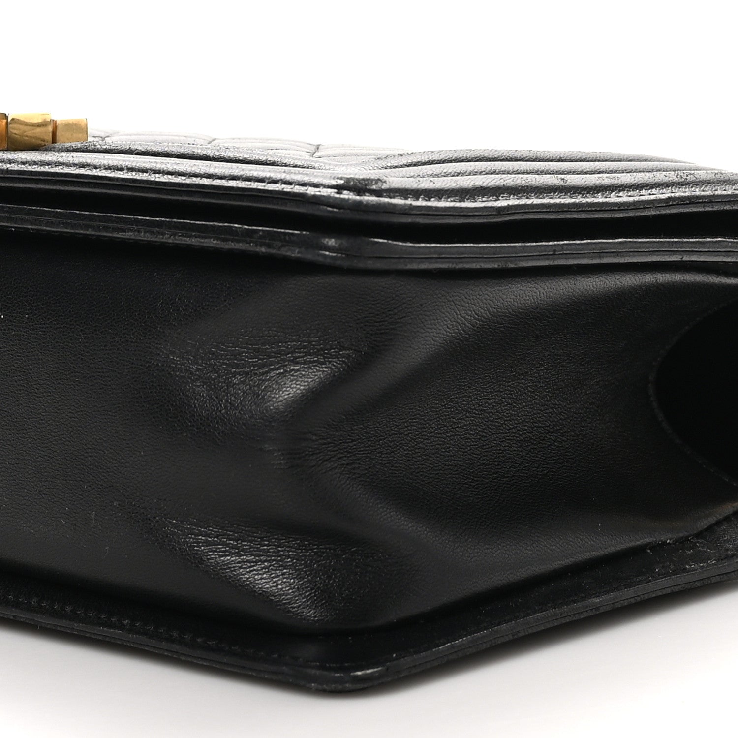 Chanel Lambskin Quilted Medium Boy Flap Black 10 of 11