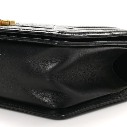Chanel Lambskin Quilted Medium Boy Flap Black 10 of 11