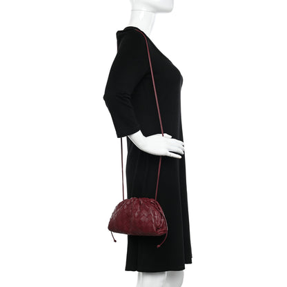 Bottega Veneta Nappa Intrecciato The Mini Pouch Bordeaux 2 of 10