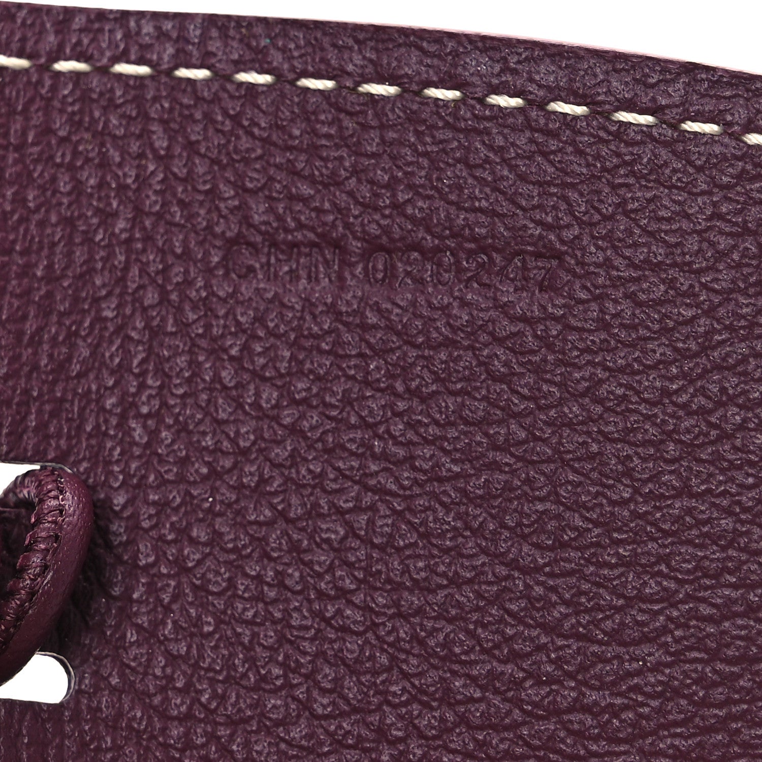 Goyard Calfskin Bag Clip Bordeaux 4 of 4