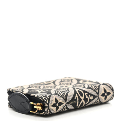 Louis Vuitton Jacquard Since 1854 Zippy Coin Purse Grey 4 of 9