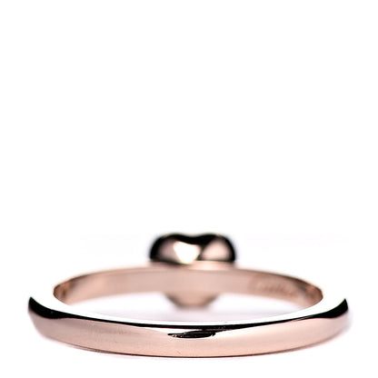 Cartier 18K Pink Gold Diamond D'Amour Heart Ring 48 4.5 3 of 5