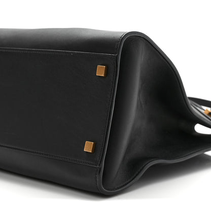 Saint Laurent Calfskin Medium Manhattan Shopper Tote Black 9 of 9