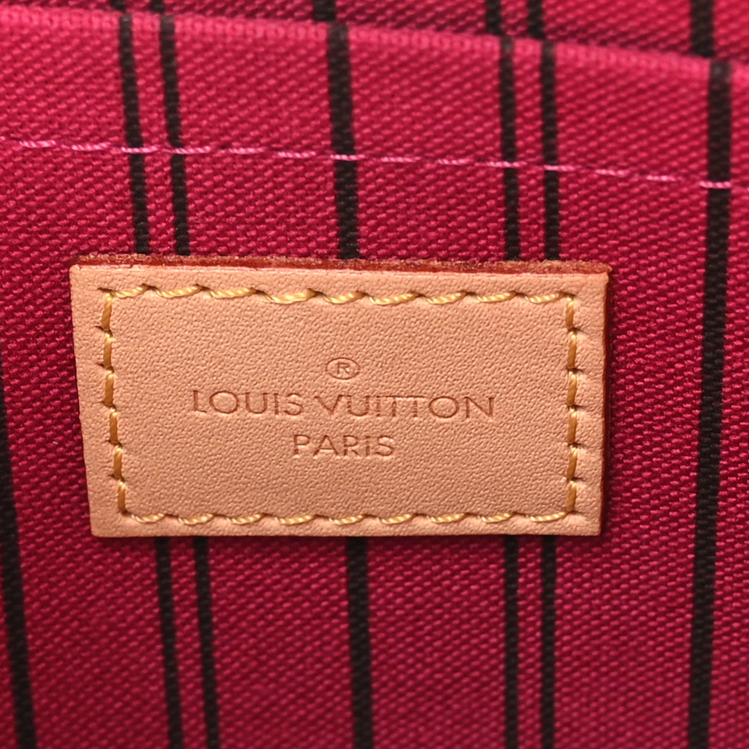 Louis Vuitton Monogram Neverfull MM GM Pochette Pivoine 6 of 6