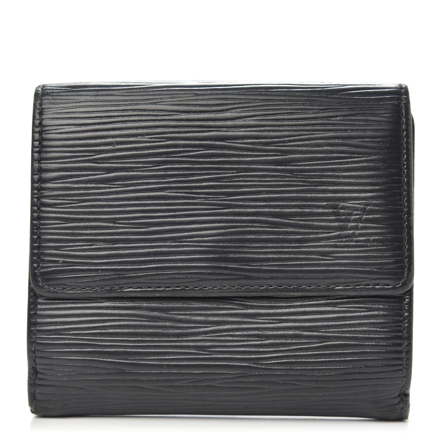 Louis Vuitton Epi Porte-Monnaie Tresor Wallet Black 1 of 10