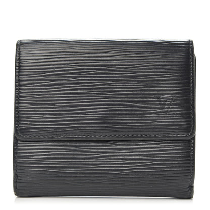 Louis Vuitton Epi Porte-Monnaie Tresor Wallet Black 1 of 10