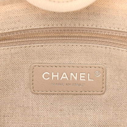 Chanel Mixed Fibers Small Deauville Tote White 7 of 15