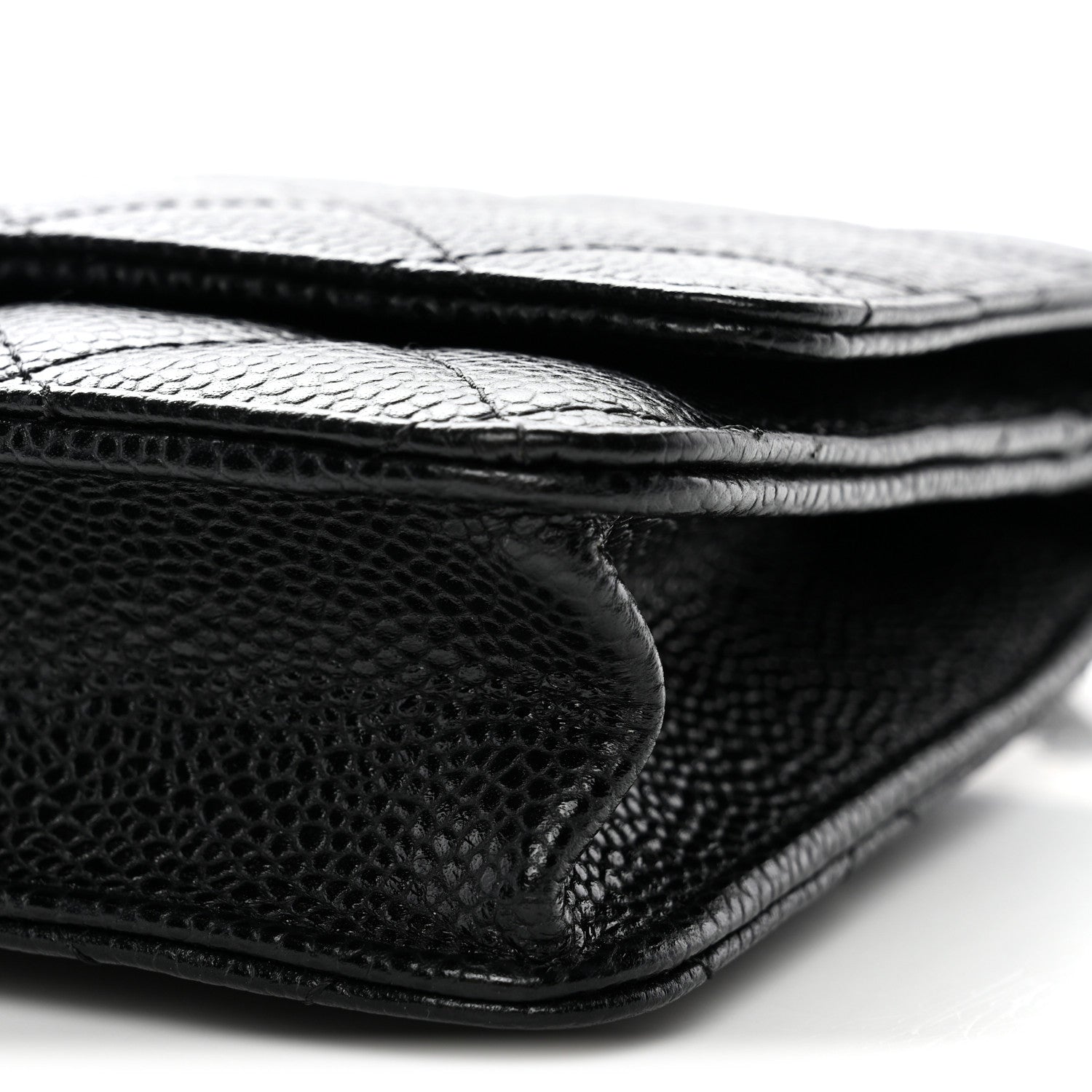 Chanel Caviar Quilted Wallet on Chain WOC Black 12 of 13