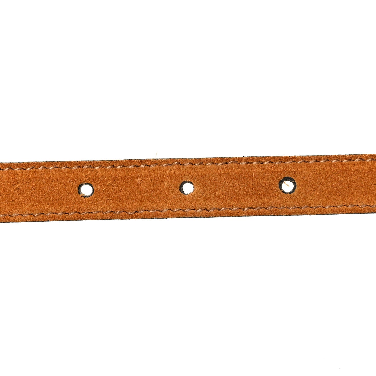 Suede Torchon Double G 15mm Belt 85 34 Vintage Sun Oil