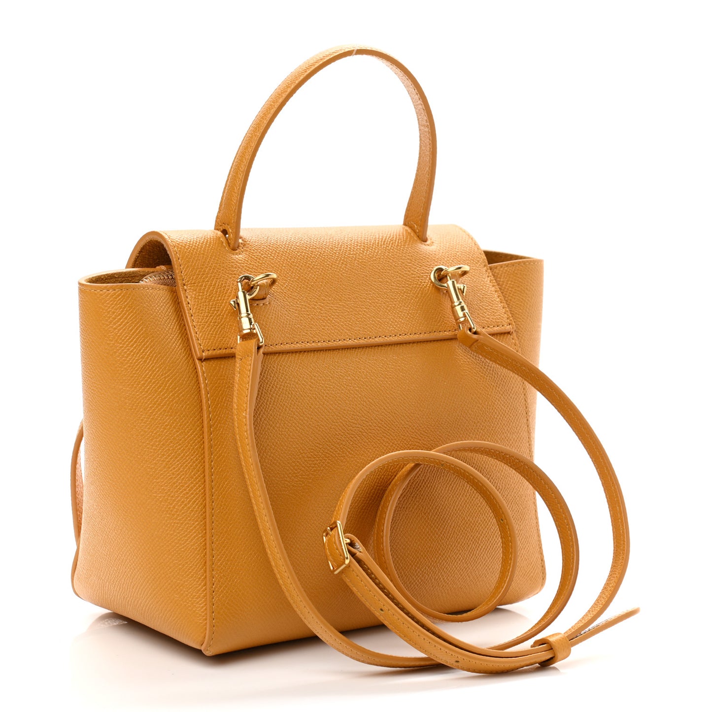 Grained Calfskin Nano Belt Bag Calendula