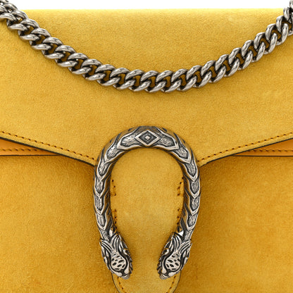 Gucci Suede Small Dionysus Shoulder Bag Yellow 8 of 12