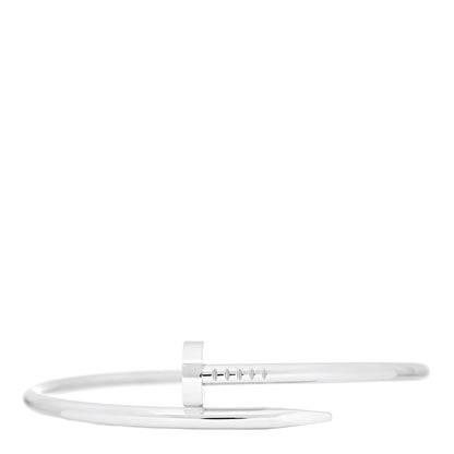 Cartier 18K White Gold Juste Un Clou Bracelet 18 1 of 4
