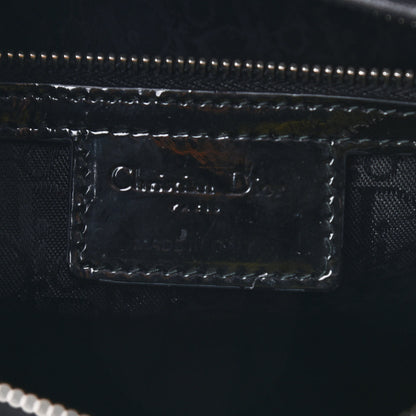 Christian Dior Patent Cannage Large Lady Dior Black 6 of 9