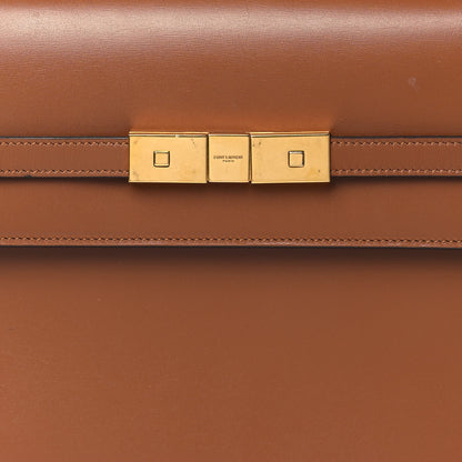 Saint Laurent Smooth Calfskin Manhattan Shoulder Bag Cognac 8 of 11