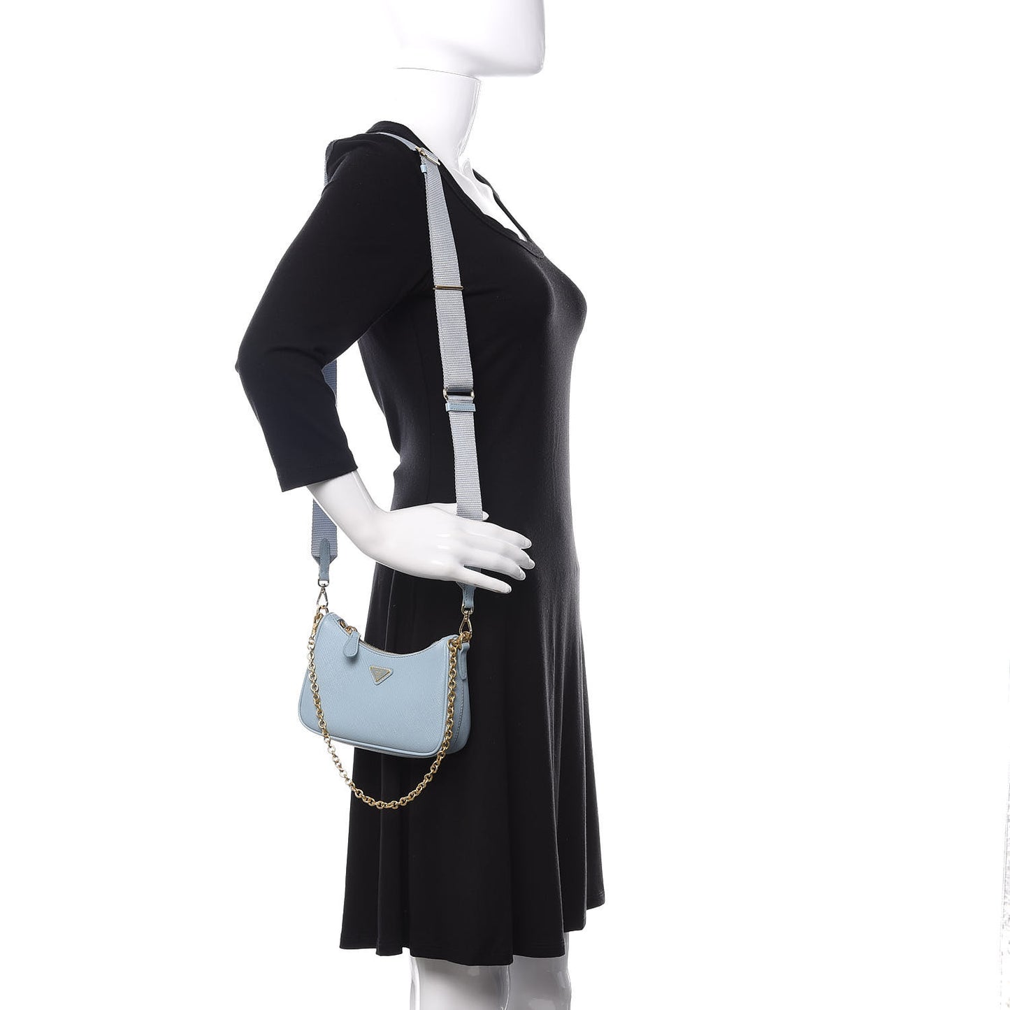 Saffiano Mini Shoulder Bag Astrale