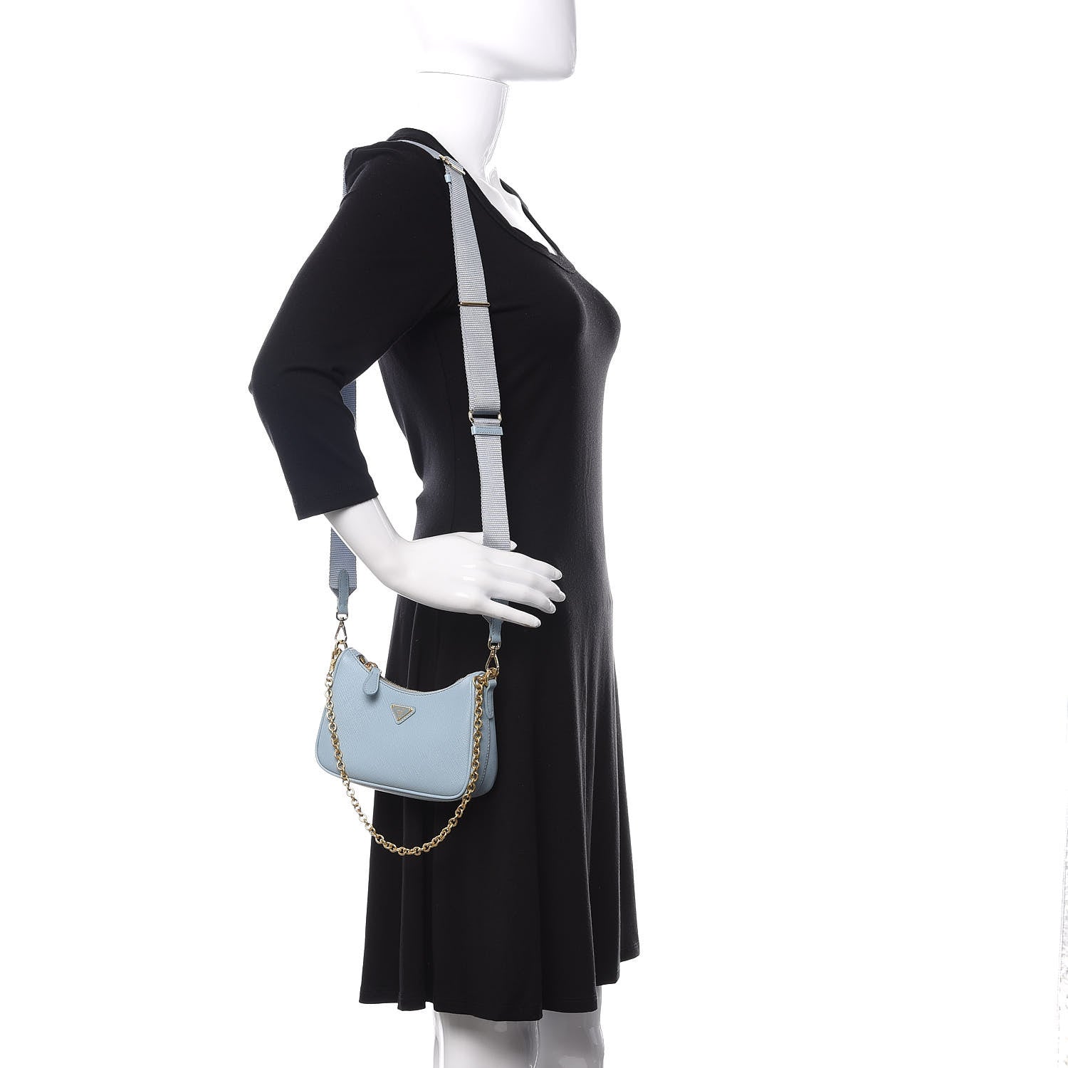 Prada Saffiano Mini Shoulder Bag Astrale 2 of 11