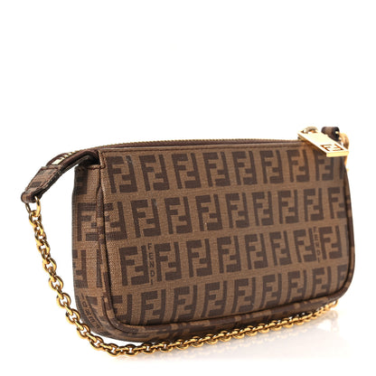 Fendi Zucchino Spalmati Forever Pochette Nocciola 3 of 13