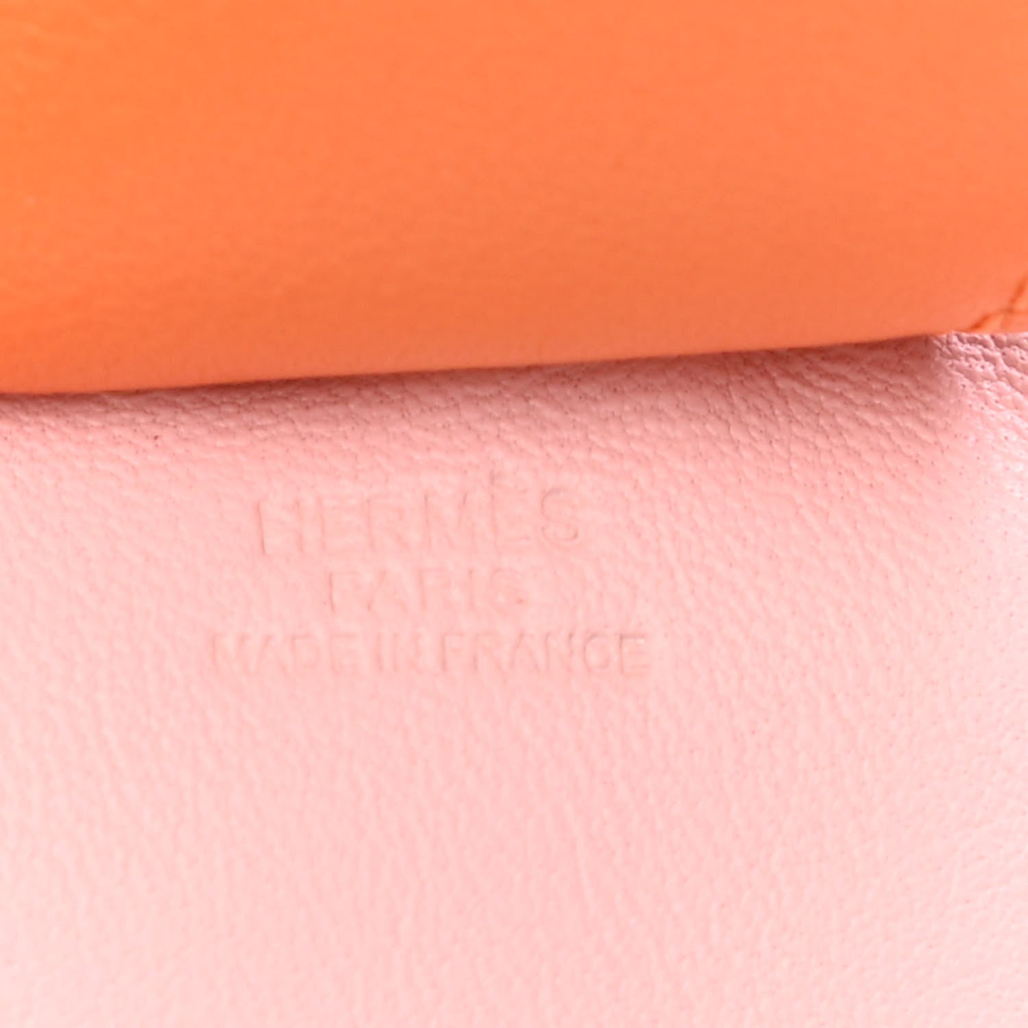 Hermes Milo Lambskin Grigri Rodeo Horse Bag Charm GM Rose Sakura Bougainvillea Orange 3 of 3