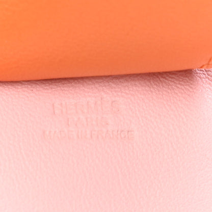 Hermes Milo Lambskin Grigri Rodeo Horse Bag Charm GM Rose Sakura Bougainvillea Orange 3 of 3