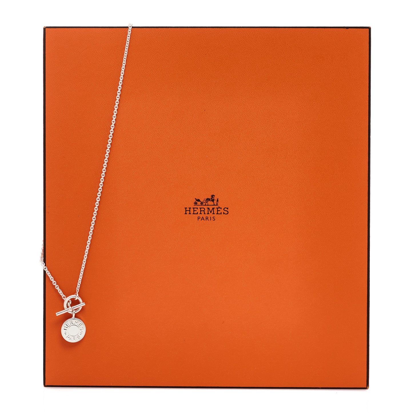 Sterling Silver Amulettes H Confettis Pendant Necklace
