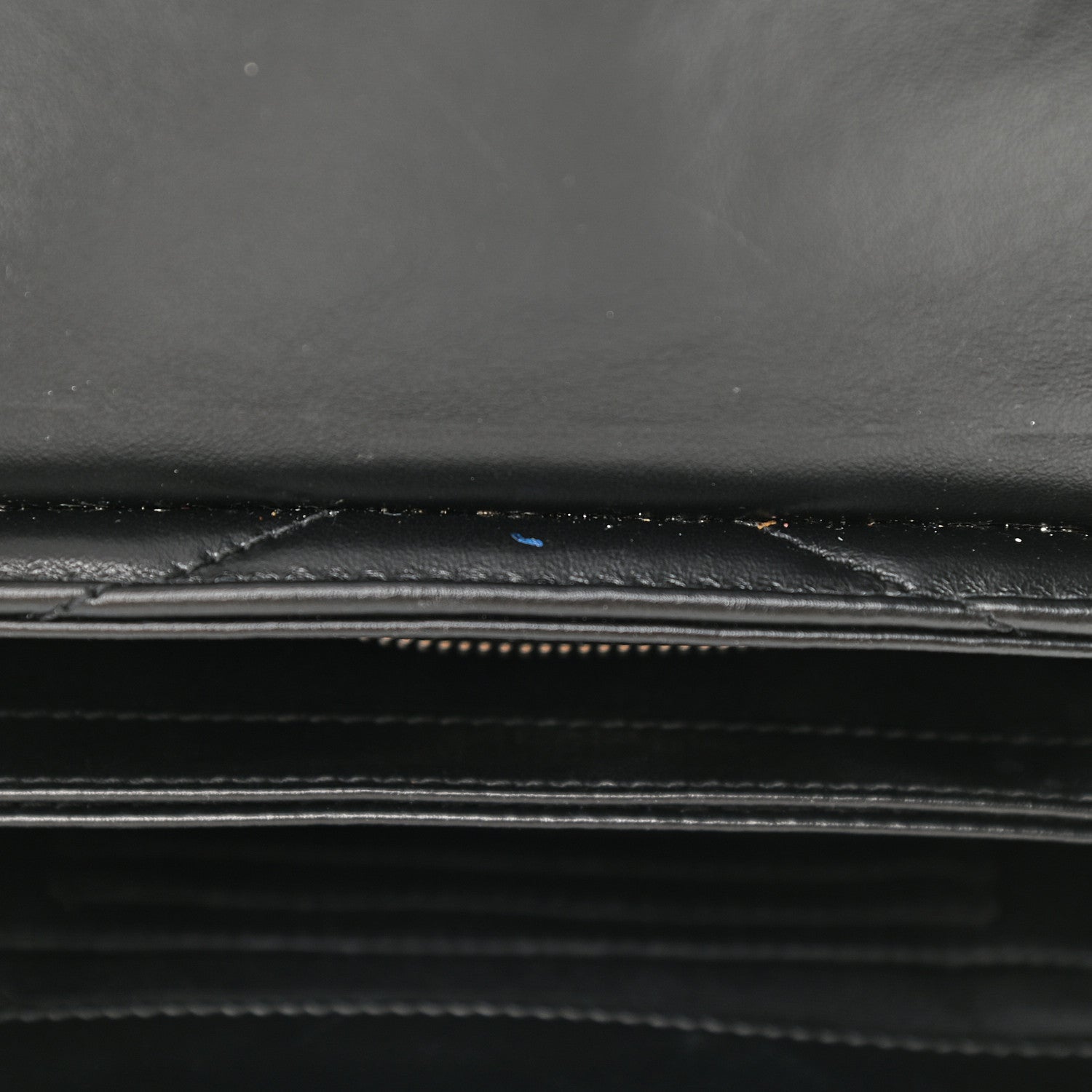 Saint Laurent Calfskin Y Quilted Monogram Toy Loulou Crossbody Bag Black 9 of 9