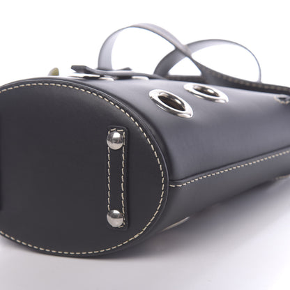 Burberry Calfskin Grommet Mini Bucket Bag Black 12 of 14