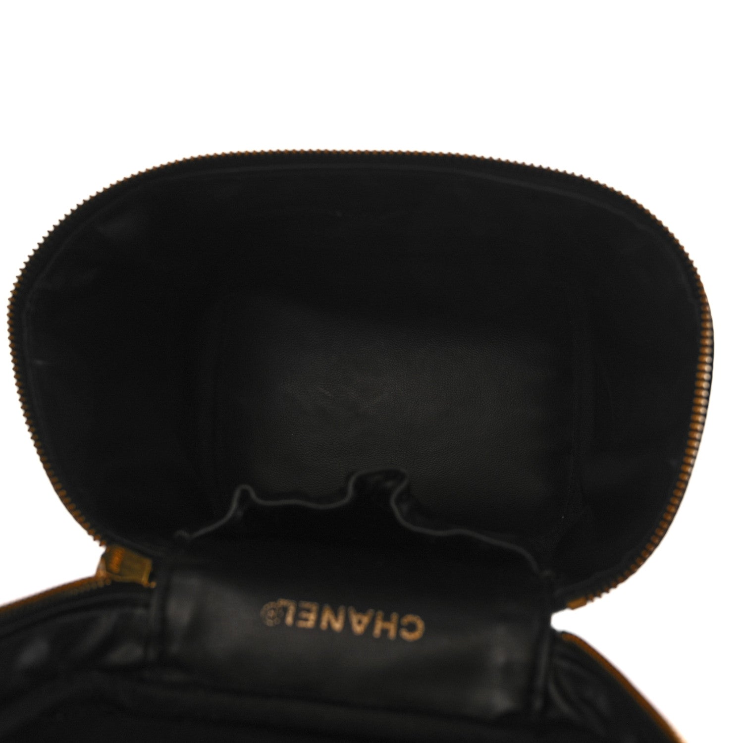 Chanel Caviar Vanity Cosmetic Case Black 5 of 10