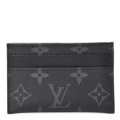 Louis Vuitton Monogram Eclipse Porte-Cartes Double Card Holder 1 of 7