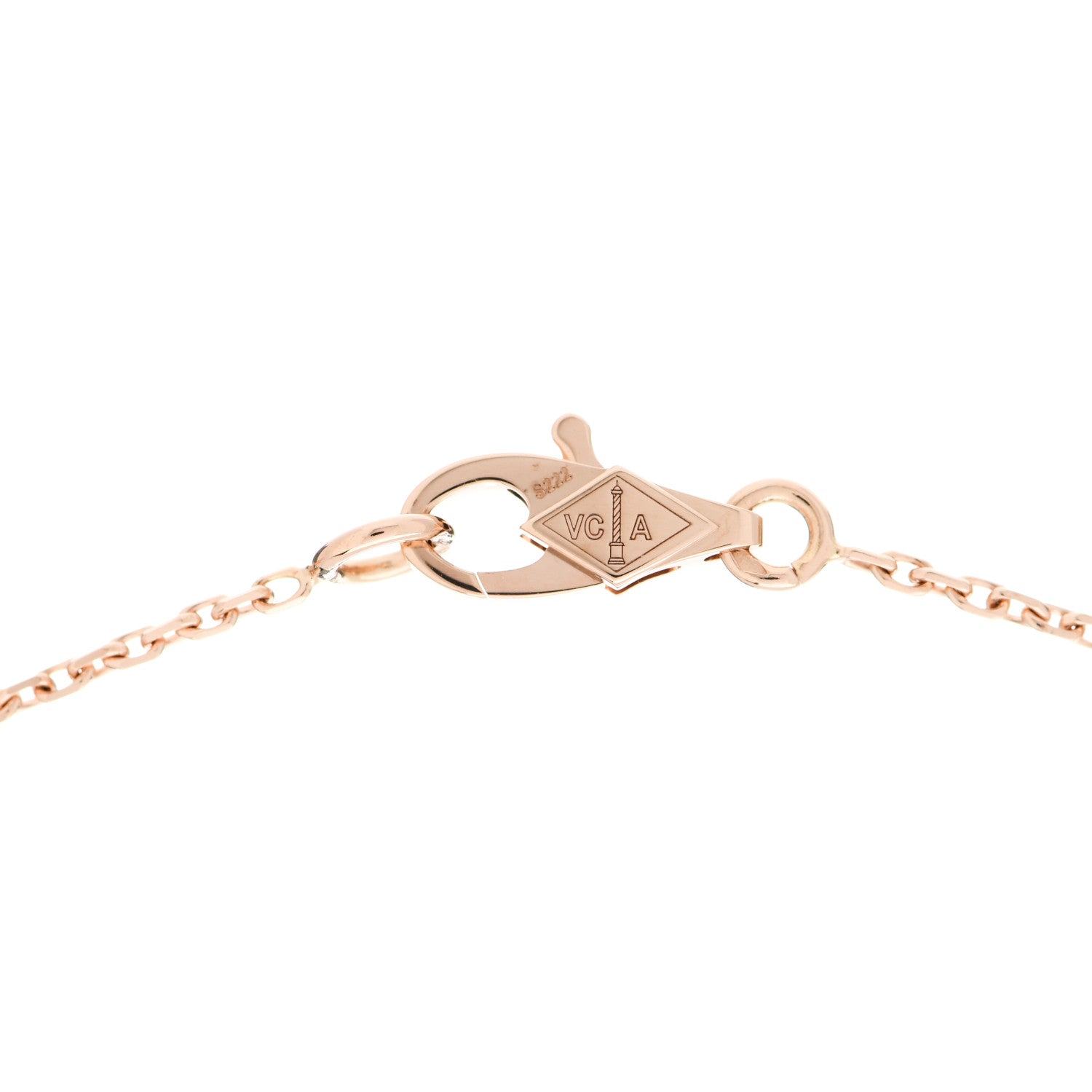 Van Cleef & Arpels 18K Rose Gold Sweet Alhambra Pendant Necklace 4 of 7