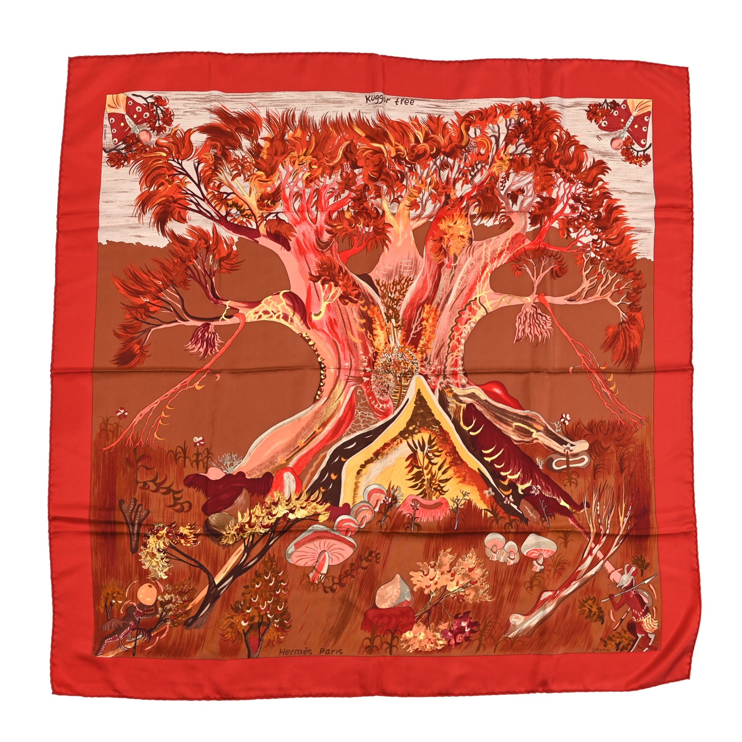 Silk Kuggor Tree Scarf 90