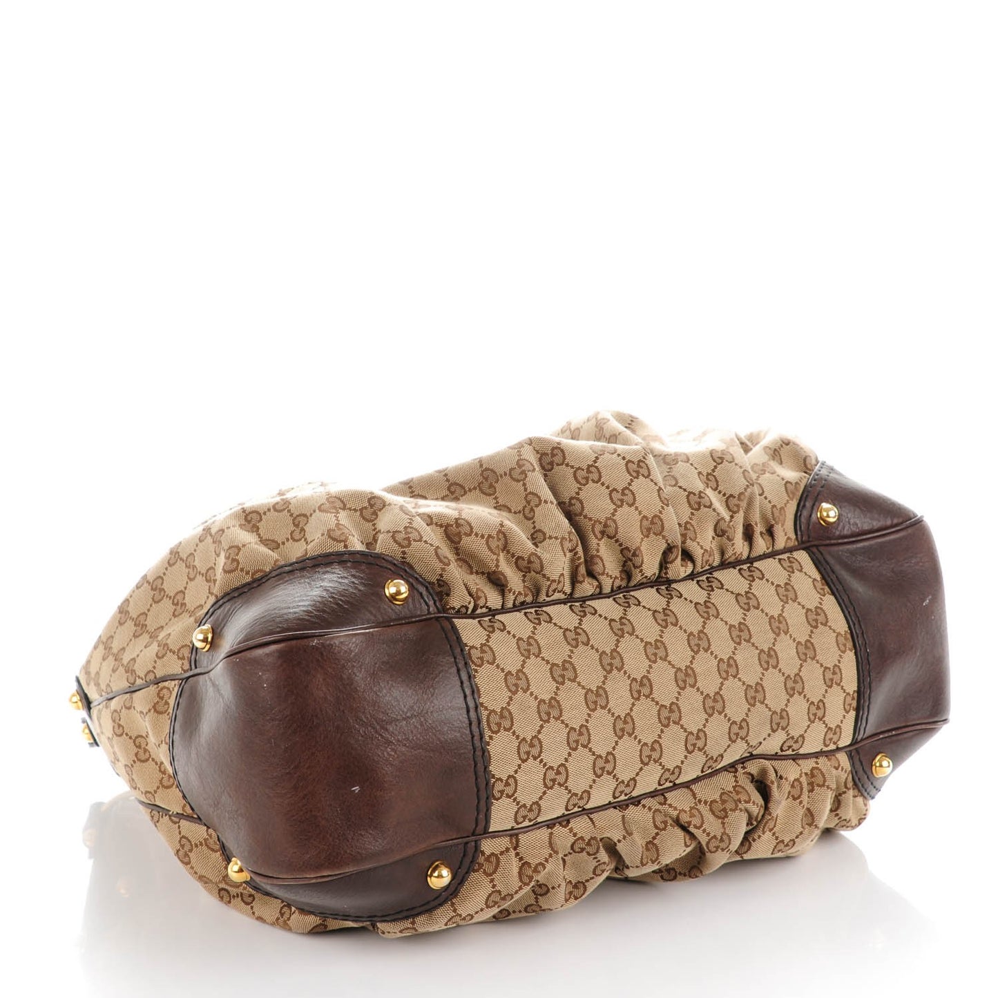 Monogram Large Jockey Hobo Dark Brown