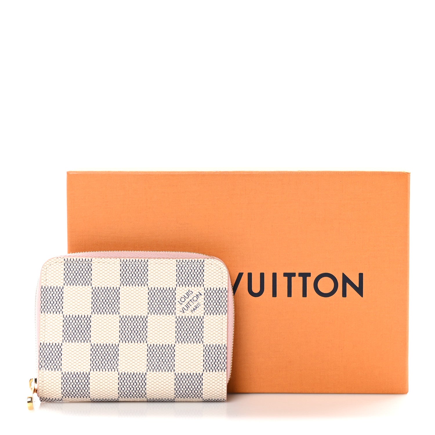 Louis Vuitton Damier Azur Zippy Coin Purse Rose Ballerine 8 of 8