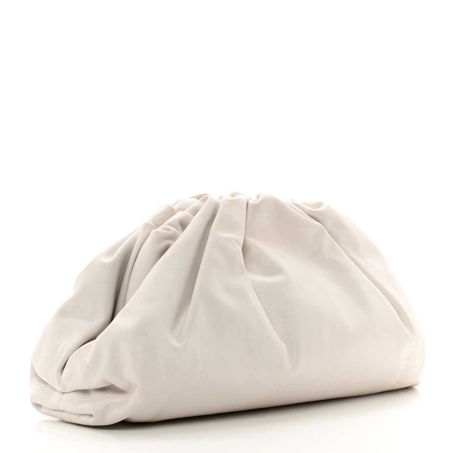 Smooth Butter Calf The Pouch Oversized Clutch Plaster