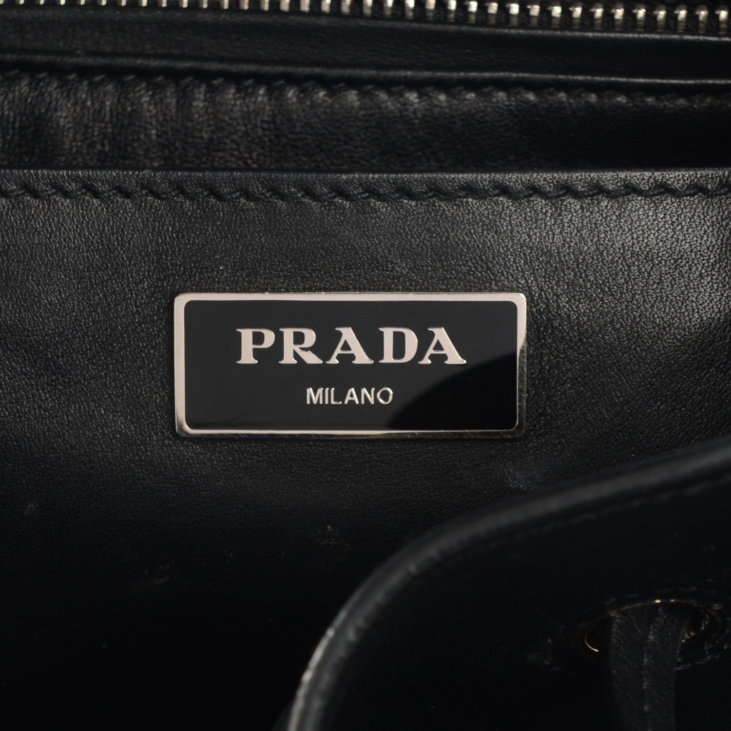 Prada Soft Calf Bucket Bag Nero Black 7 of 10