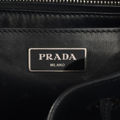 Prada Soft Calf Bucket Bag Nero Black 7 of 10