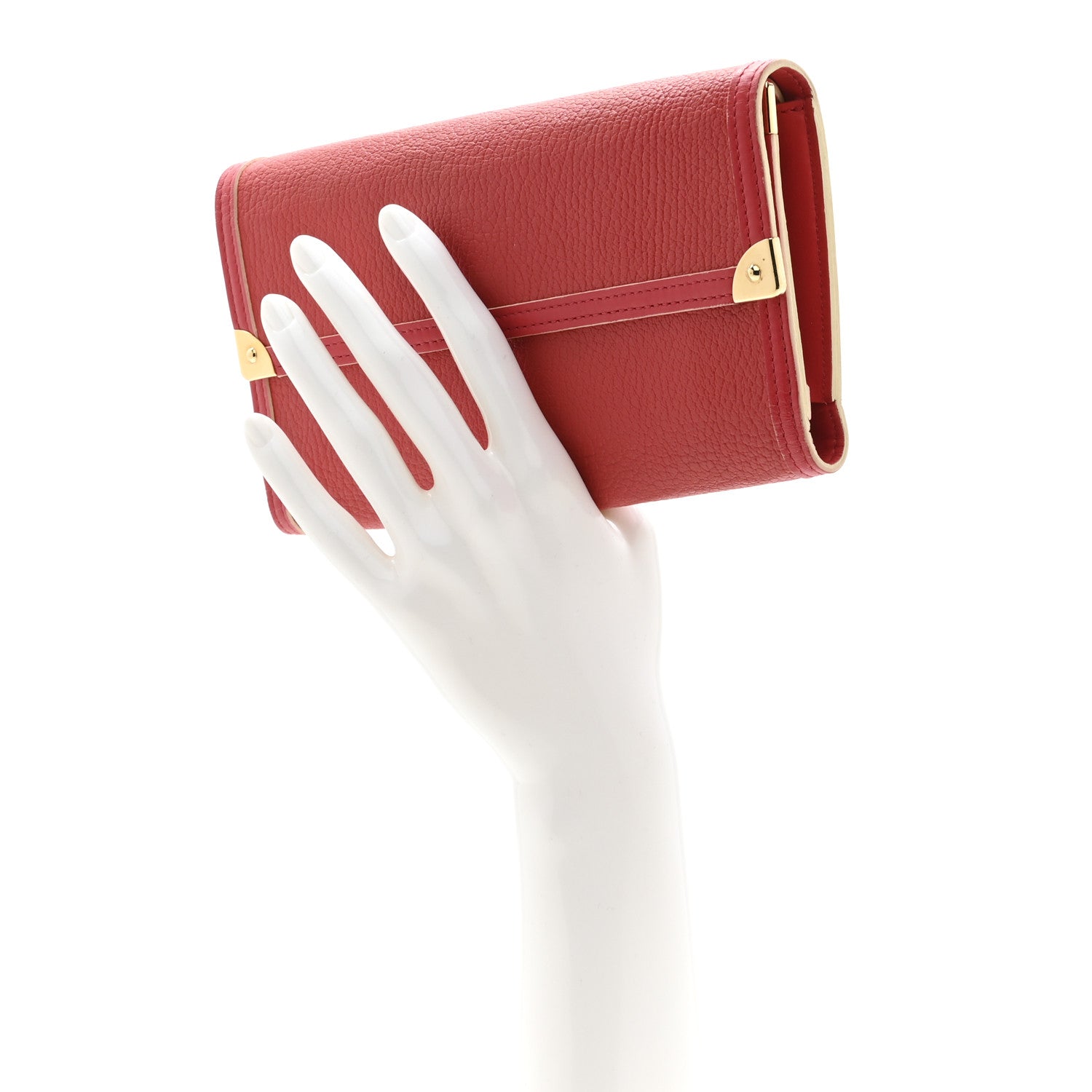 Louis Vuitton Suhali Porte Tresor International Wallet Geranium 2 of 7