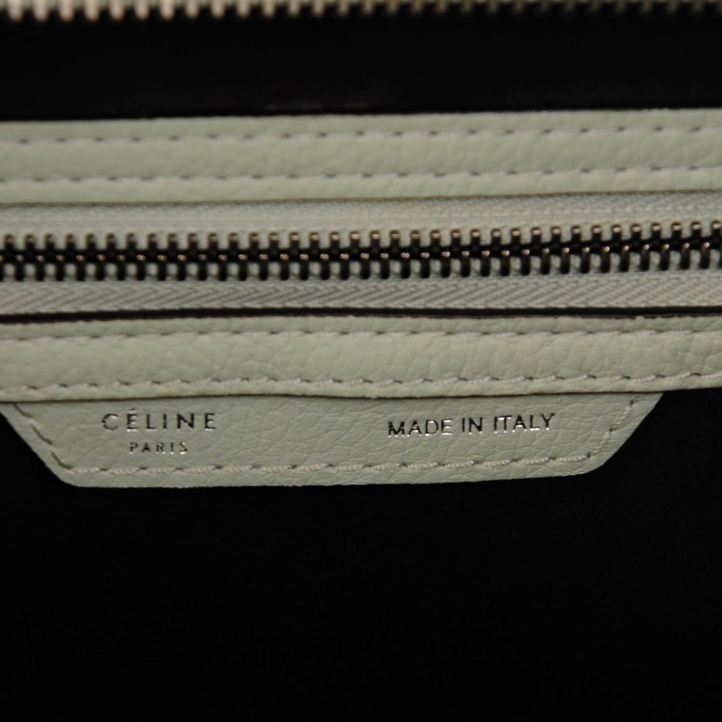 Drummed Calfskin Mini Luggage Lune