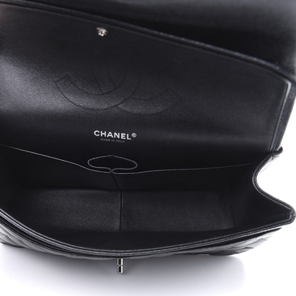 Chanel Iridescent Caviar Quilted Jumbo Double Flap Black 5 of 11