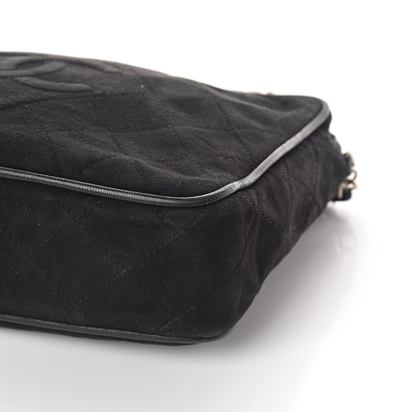 Suede CC Tassel Camera Case Black